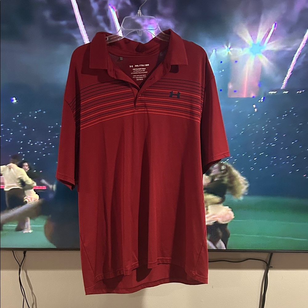Under Armour Men's Polo in Red